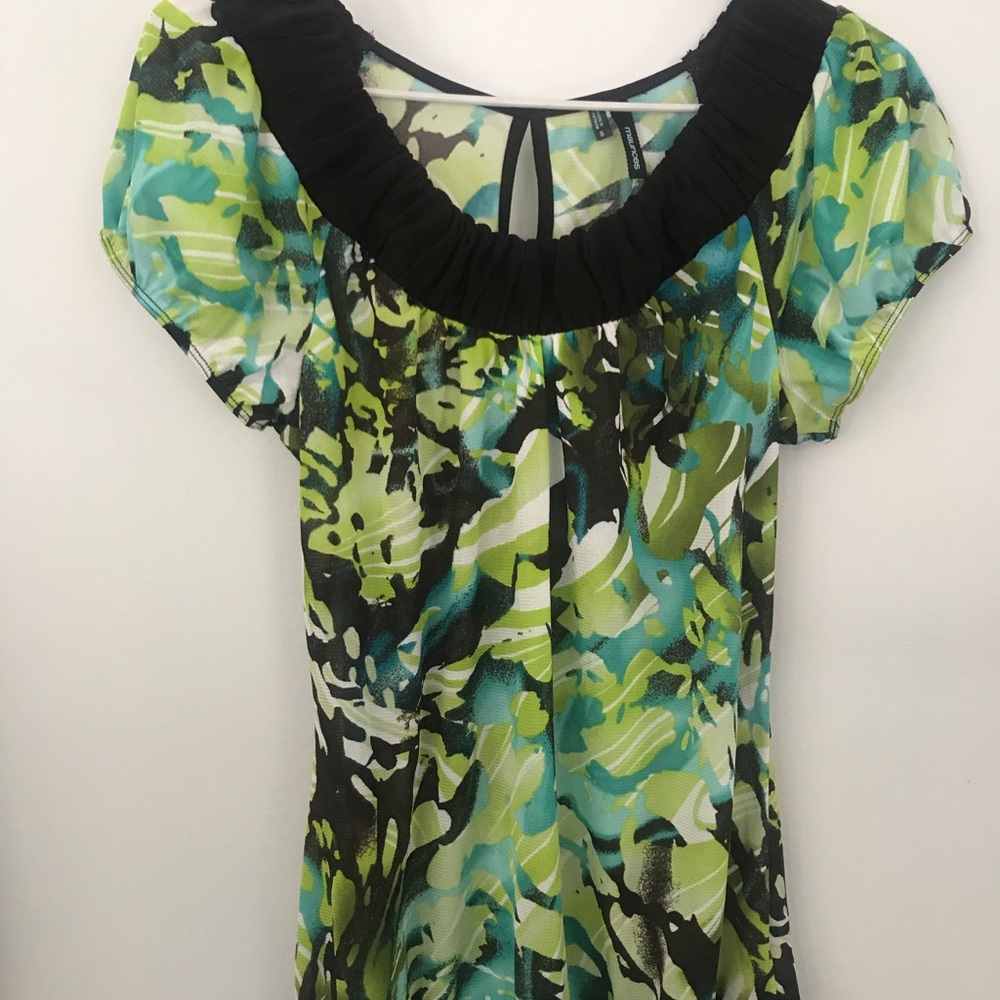 Maurices Sheer Dress Top